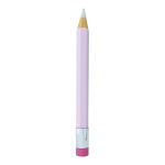 Bleistift mit Radierer aus Styropor, selbststehend...