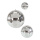 Boule à facette polystyrène avec plaquettes de miroir     Taille: 1.550g, Ø 30cm    Color: argent