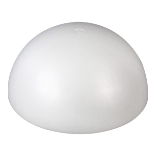 Boule polystyrène 1 pièce = deux moitiés  Color: blanc Size: Ø 40cm