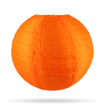Outdoor Lampion, Nylon, orange 25cm