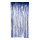 Rideau de fil  feuille métallique Color: bleu foncé Size: 100x200cm