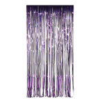 Rideau de fil  feuille métallique Color: violet...