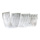 Wave curtain 3-fold - Material: metal foil - Color: silver - Size: 50x450cm