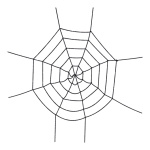 Spiderweb  - Material: artificial fur - Color: black -...