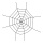 Spinnennetz Kunstpelz     Groesse:Ø 160cm    Farbe:schwarz