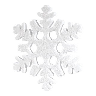 Snowflake  - Material: styrofoam - Color: white - Size: 50x50cm