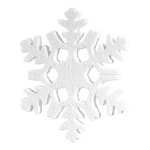 Flocon de neige  styrofoam Color: blanc Size: 50x50cm