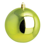 Christmas balls light green shiny 6 pcs./blister -...