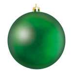 Boule de Noël vert mat en plastique ignifugé...