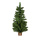 Noble fir with wooden foot - Material: 121 tips - Color: green - Size: 75cm