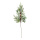 Tannenzweig, beschmückt aus Kunststoff, Eukalyptusblätter,Tannenzapfen,beschneit, biegsam     Groesse:85cm    Farbe:grün/braun