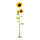 Sonnenblume 3-fach, aus Kunststoff/Kunstseide, 2-teilig, 6 Blätter, Plastikfuß: 21x21cm     Groesse:180cm, Blüte: Ø 36cm, Ø 26cm, Ø 18cm    Farbe:gelb/grün