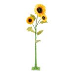 Sonnenblume 3-fach, aus Kunststoff/Kunstseide, 2-teilig,...