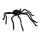 Spinne aus Styropor/Polyester, biegsam     Groesse:60x20cm    Farbe:schwarz