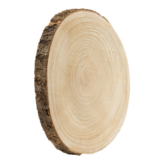Disque de bois      Taille: Ø 30cm, hauteur: 3cm    Color: nature