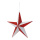 Stern aus Kunststoff, beglittert, mit Hänger     Groesse:20cm    Farbe:rot/weiß