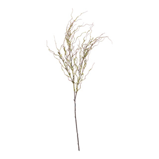 Twig out of plastic, snowed, flexible     Size: 117cm    Color: brown/white