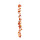 Ahornblattgirlande aus Kunstseide/Kunststoff, mit Haken zum Hängen     Groesse:175cm    Farbe:rot/orange