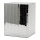 Cube miroir en polystyrène, rectangulaire     Taille: 30x25x25cm    Color: argent