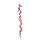 Beerengirlande aus Kunststoff, beglittert     Groesse:153cm    Farbe:rot