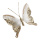 Baumschmuck »Schmetterling« aus Kunststoff/Samt, mit Clip     Groesse:14x5cm    Farbe:weiß/gold