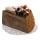 Morceau de gâteau gâteau au chocolat mousse Color: brun Size: 7x10cm