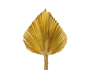 Stiel Palmblat King Spear L110cm B45cm, Gold