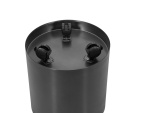 EUROPALMS STEELECHT-30 Nova, stainless steel pot, anthracite, Ø30cm