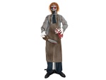 EUROPALMS Halloween Figur Zombie mit Kettensäge,...