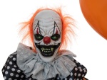 EUROPALMS Halloween Figure Clown with Balloon, animated,...