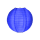 Outdoor Lampion, Nylon, Ø 25cm - Farbe: dunkelblau