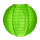 Outdoor Lampion, Nylon, Ø 50cm - Farbe: grün