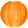 Outdoor Lampion, Nylon, Ø 80cm - Farbe: orange