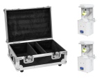 EUROLITE Set 2x LED TSL-350 Scan COB white + Case