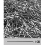 Stecknadeln 101 Eisen silber, 0,7 x 22 mm, 500g