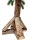 Tannenbaum Spritzguß und echtem Holzstamm,H:220cm, Sonderverkauf
