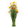 Grass bundle with spring flowers, out of plastic     Size: 70cm, base: Ø 10cm, width: Ø 30cm    Color: multicoloured