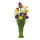 Grass bundle with spring flowers, out of plastic     Size: 70cm, base: Ø 10cm, width: Ø 30cm    Color: multicoloured