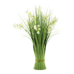 Grass bundle with lily of the valley, out of plastic...