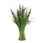 Grass bundle with lavender, out of plastic     Size:...
