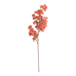Kirschblütenzweig aus Kunststoff/Kunstseide, biegsam     Groesse: 100cm, Stiel: 47cm    Farbe: pink
