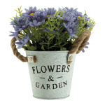 Daisy in pot out of plastic/artificial silk     Size:...