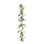 Guirlande de fleurs en soie artificielle/plastique,...