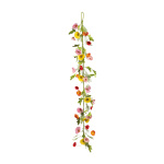 Flower garland out of artificial silk/plastic, decorated,...