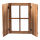 Window shutter out of wood     Size: 100x70cm, Dimensions folded: 70x50cm    Color: brown