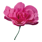 Pivoine en mousse, avec tige courte, flexible     Taille:...