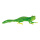 Gecko aus Styropor, mit Pailletten beschmückt     Groesse: 52x25x10cm    Farbe: grün