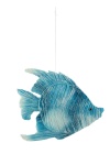 Tropical fish out of paper, with nylon thread, flat...