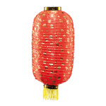 Lanterne chinoise en soie artificielle, avec glands,...