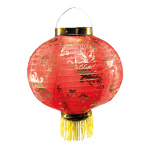 Chinese lantern out of artificial silk, with tassels, for...